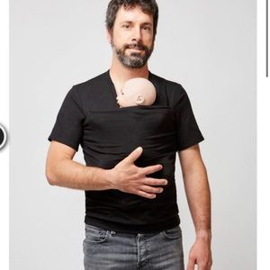 Mens Skin-to-Skin Baby Wearing Shirt